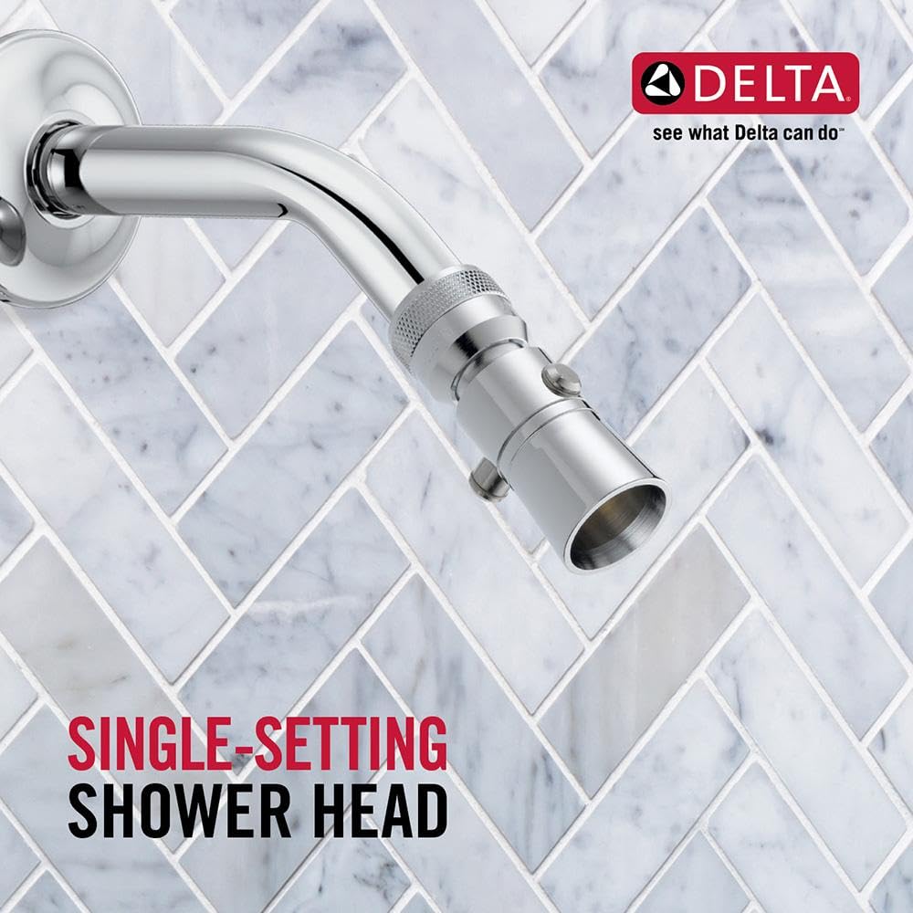 Amazon.com: Delta Faucet Single-Spray Shower Head, Chrome 52652-PK